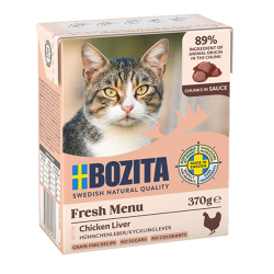 BOZITA FRESH MENU Z WĄTRÓBKĄ DROBIOWĄ W SOSIE 370g